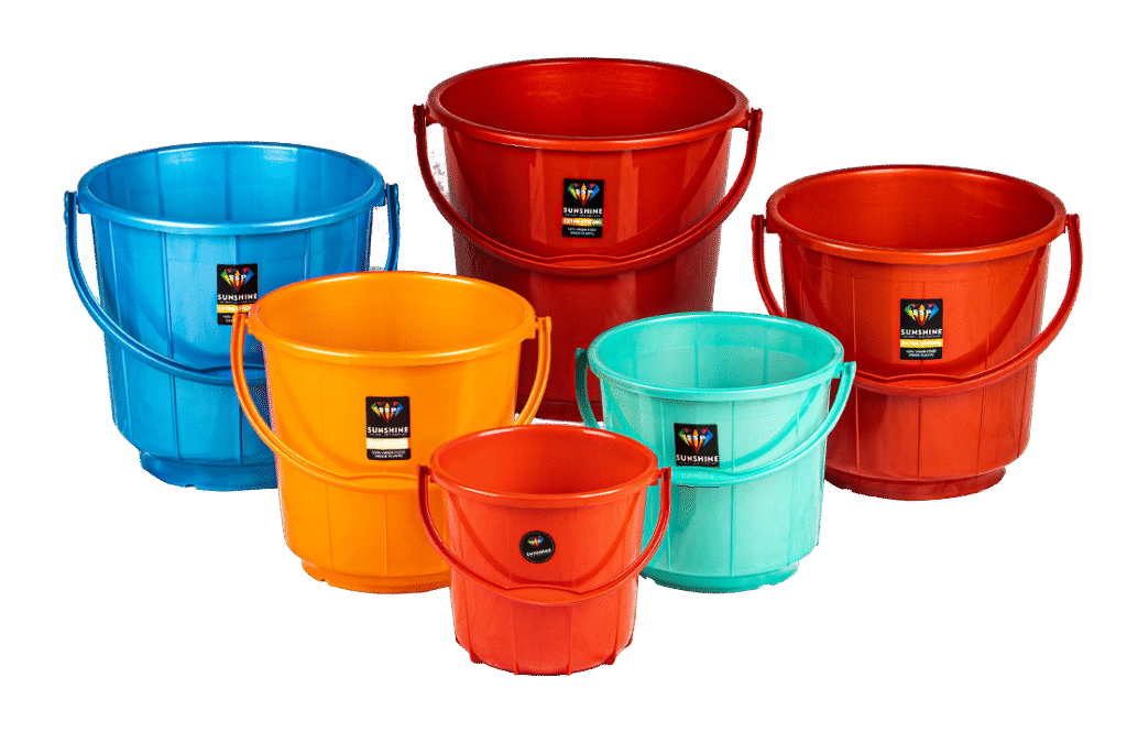 Plastic-handle-buckets